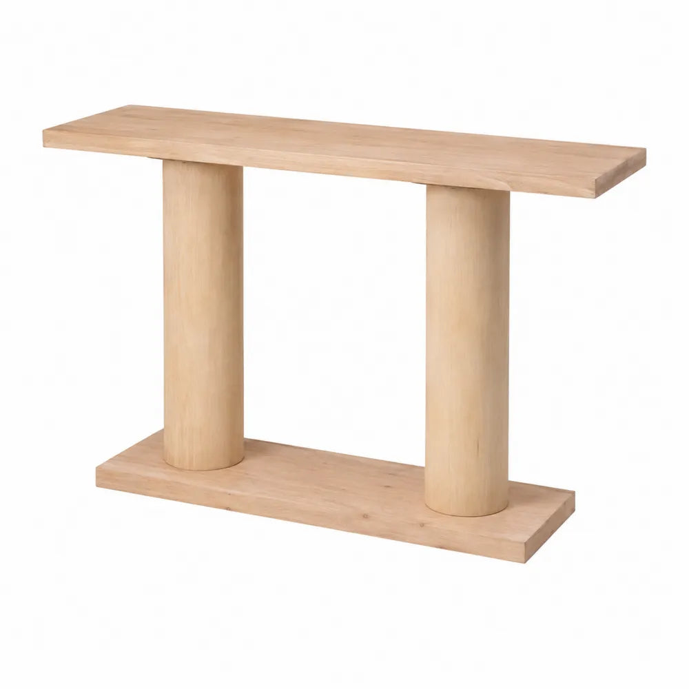 Table console en bois de chêne 120x30x75 cm