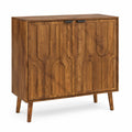 Buffet en bois de manguier 2 portes 90x40x112 cm