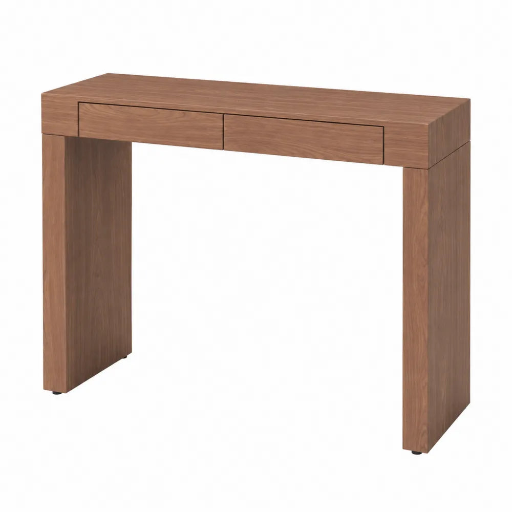 Console en bois avec tiroirs 120x40x75 cm